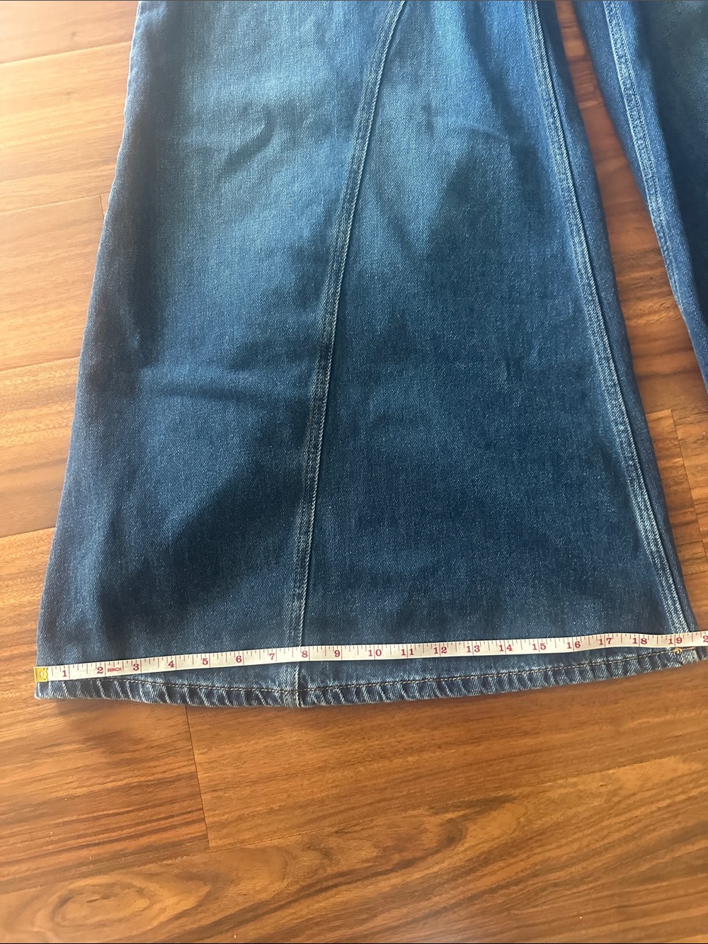 Pilcro Wide-Leg High-Rise Jeans — Blue Denim - Picture 8 of 8